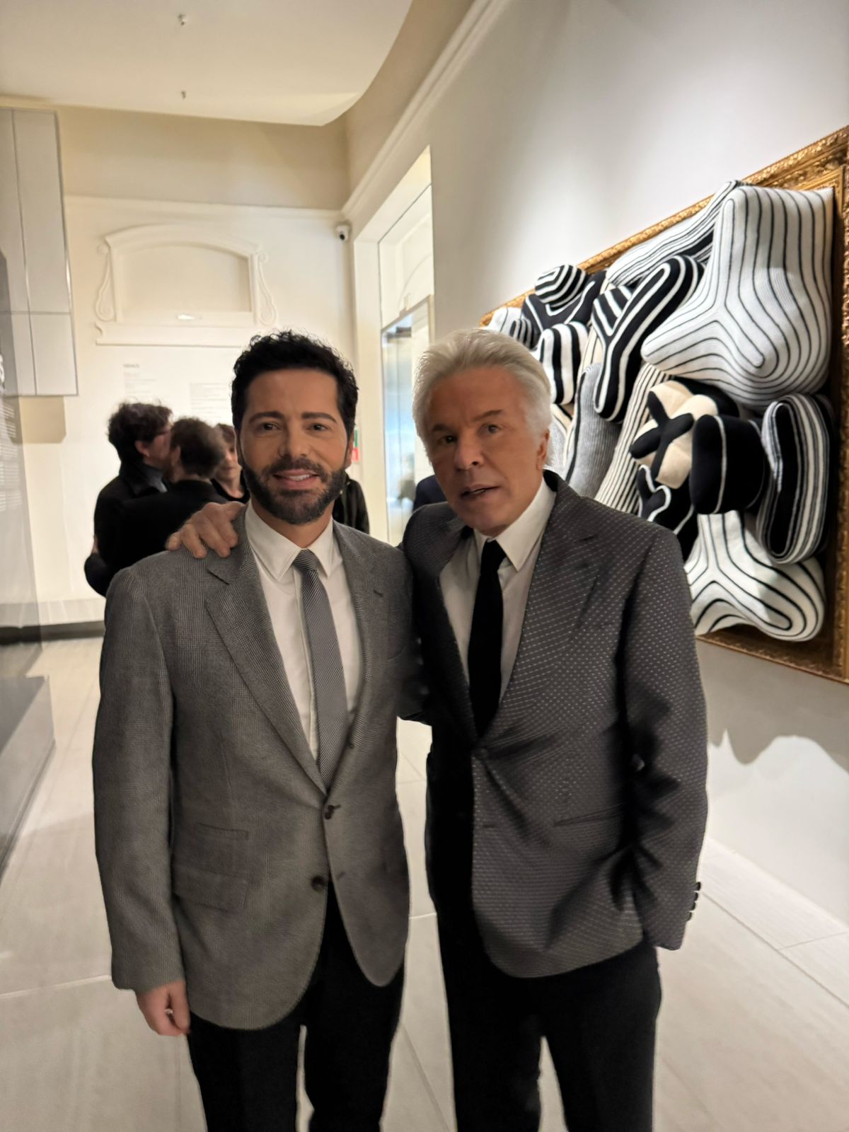 Ο Giancarlo Giammetti με τον Χρύσανθο Πανά