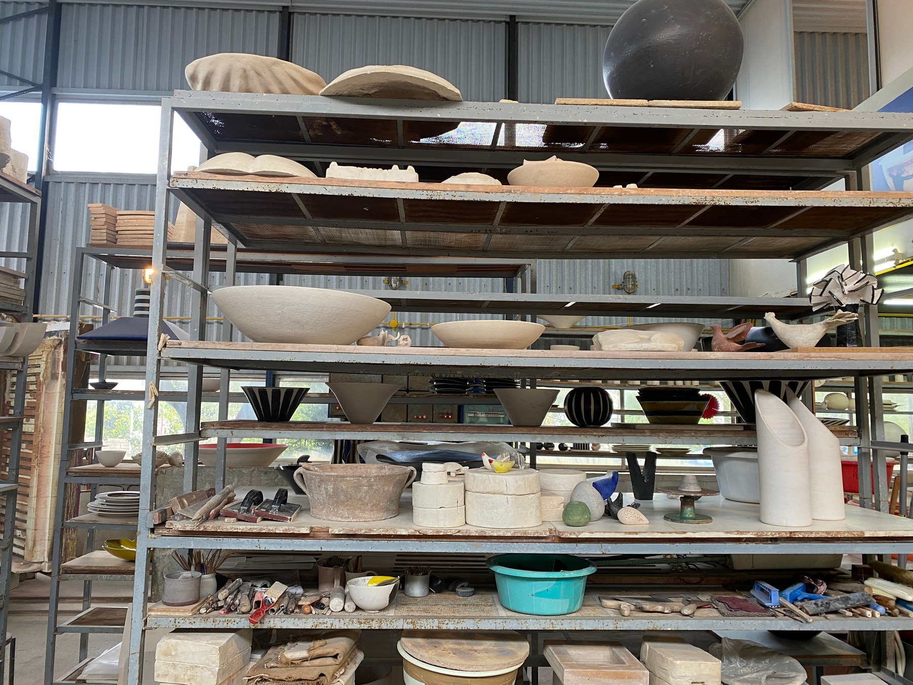 Χώρος του Εργαστηρίου  Κεραμικής