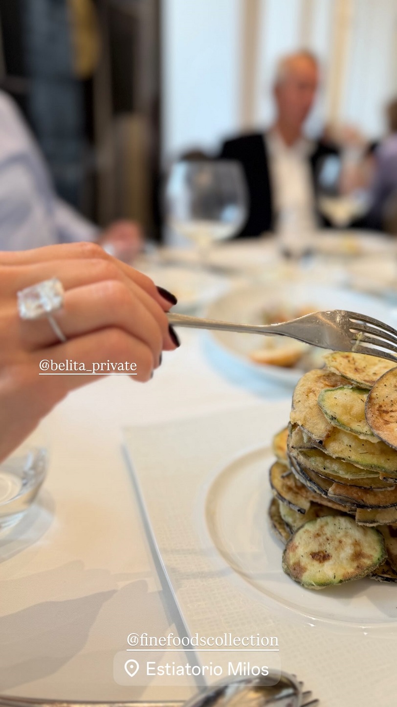 Το εντυπωσιακό δαχτυλίδι της Δήμητρας Κούστα