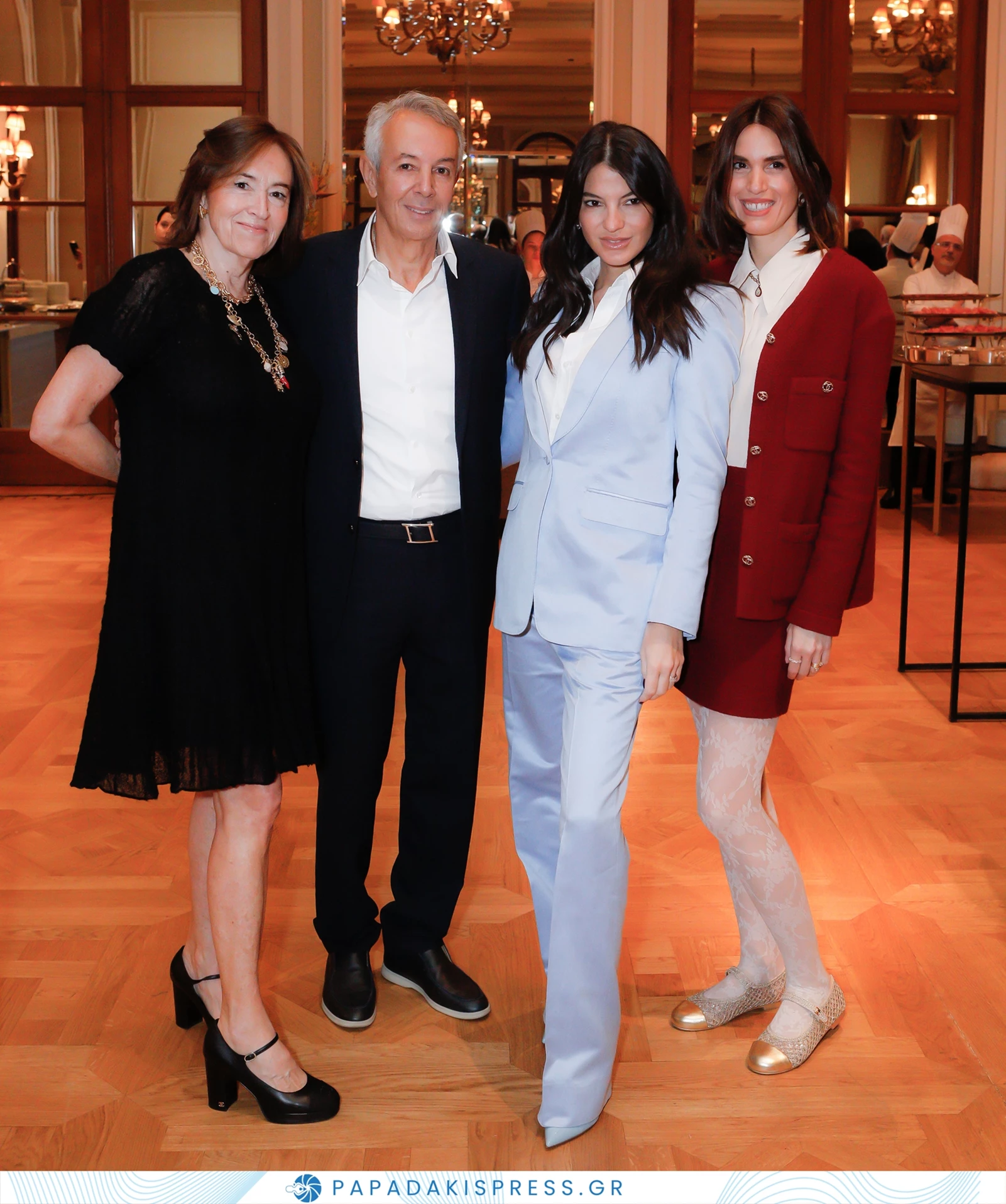 Χριστιάνα Καίσαρη, Γιάννης Κούστας, Δήμητρα Κούστα και Αναστασία Καίσαρη