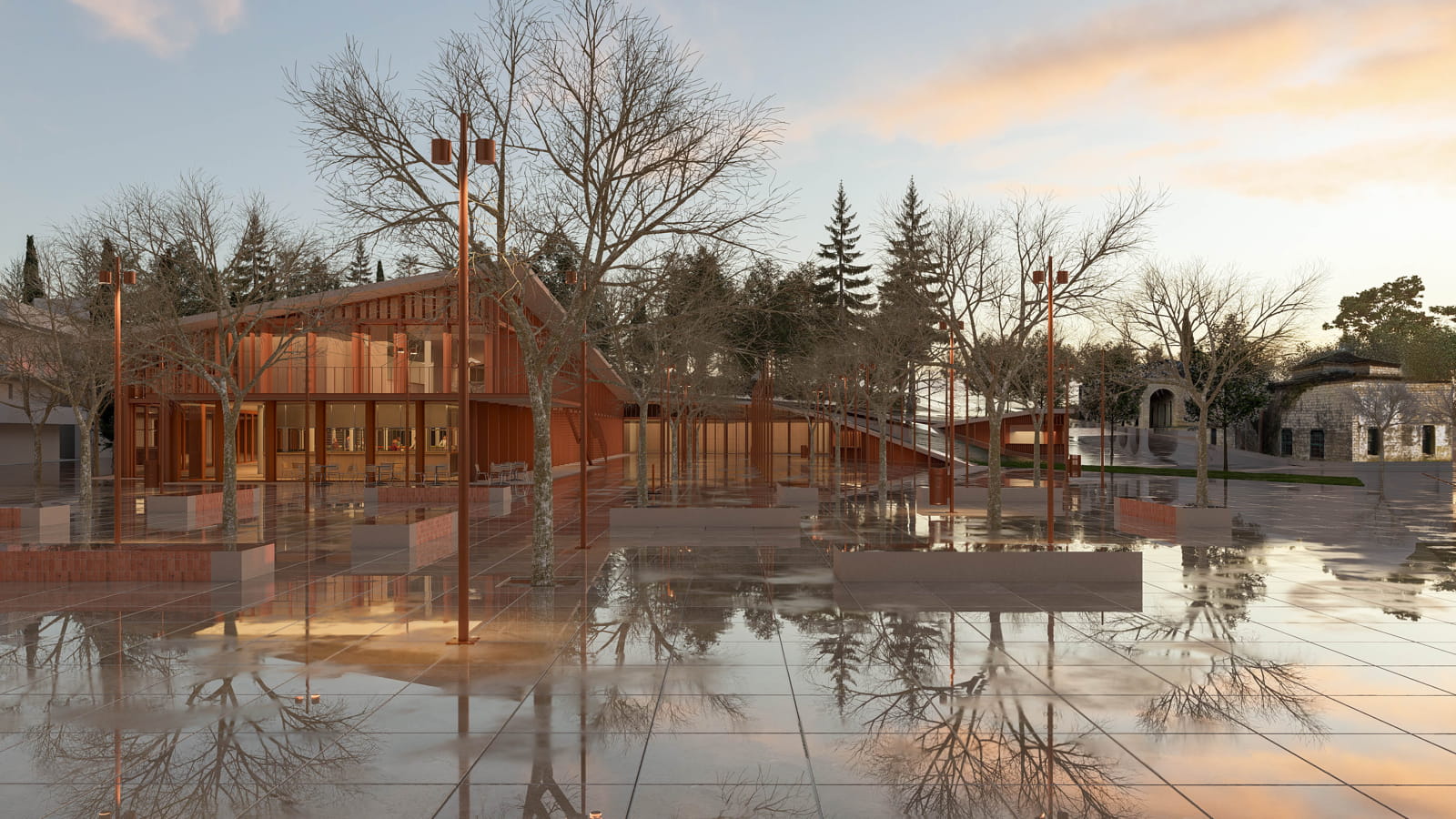 ΕΠΑΙΝΟΣ στο έργο MARKETSCAPE, by Constantine Bouras Studio, Evita Fanou Architecture & Design 