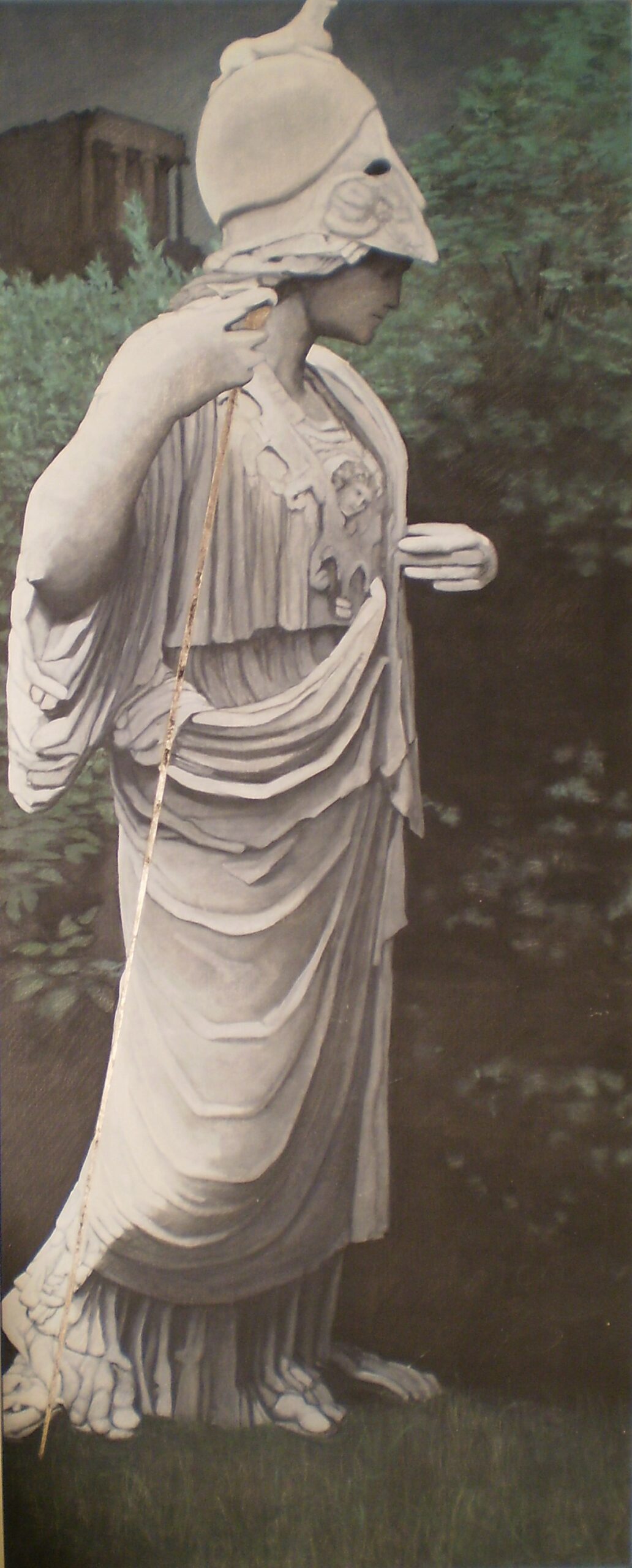 Η Μάρσια Μάρκους ως θεά Αθηνά