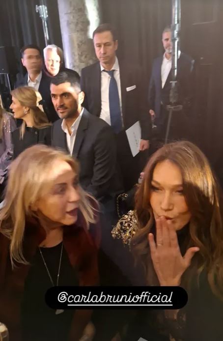 H Βίκυ Παλαιολόγου με την πρώην Πρώτη Κυρία της Γαλλίας, Κάρλα Μπρούνι