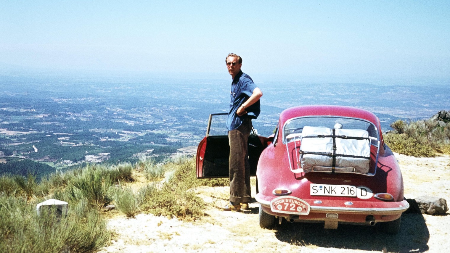 Με την Porsche 356 B Super 90 Coupé στην Tour d'Europe το 1962
