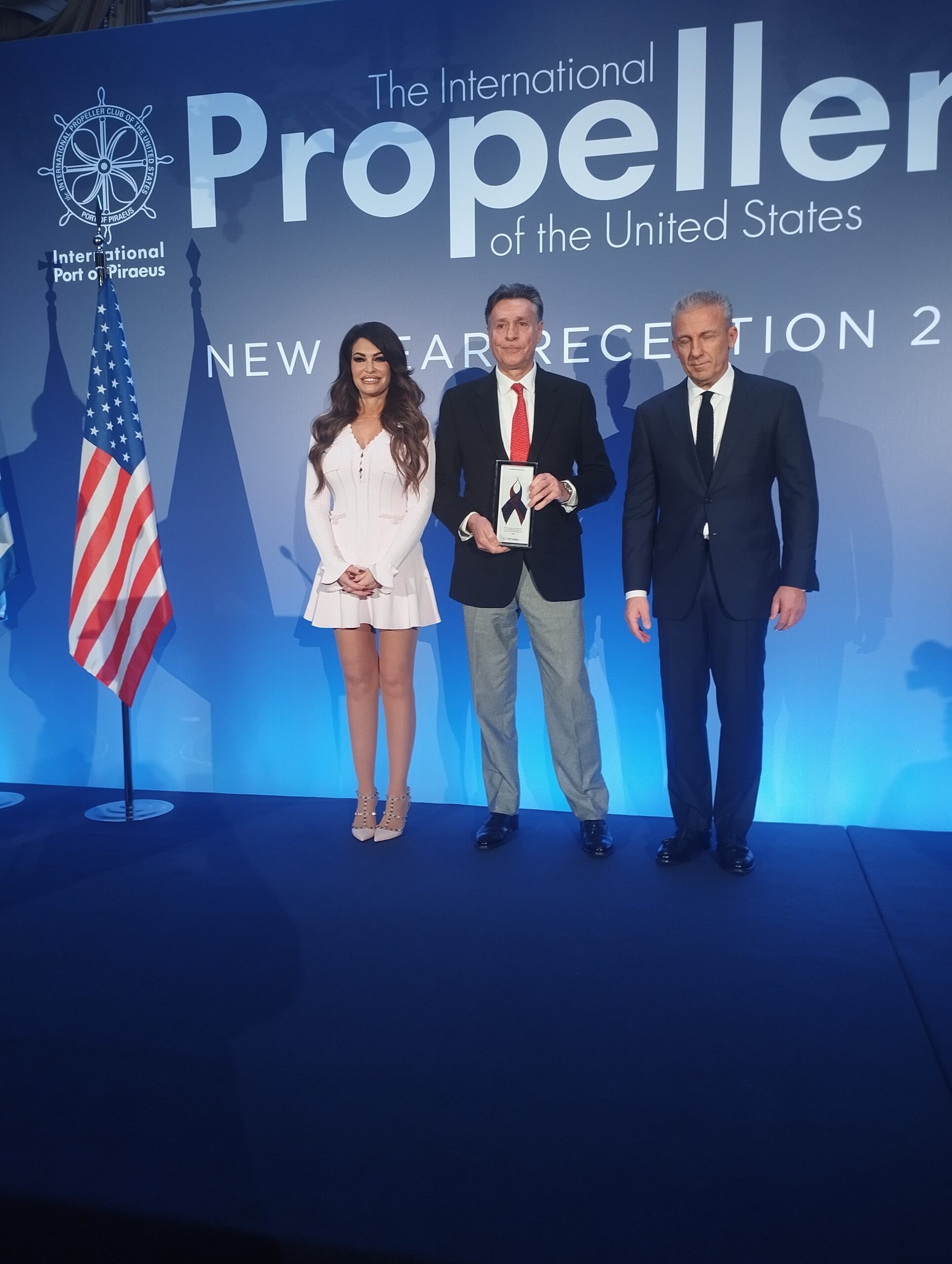 Το βραβείο για την WEBERSEAS παρέλαβε ο Διευθύνων Σύμβουλος της εταιρείας, Bobby Mitropoulos