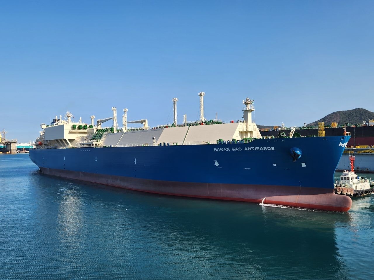 Το νεότευκτο Maran Gas της Μαρίας Αγγελικούση