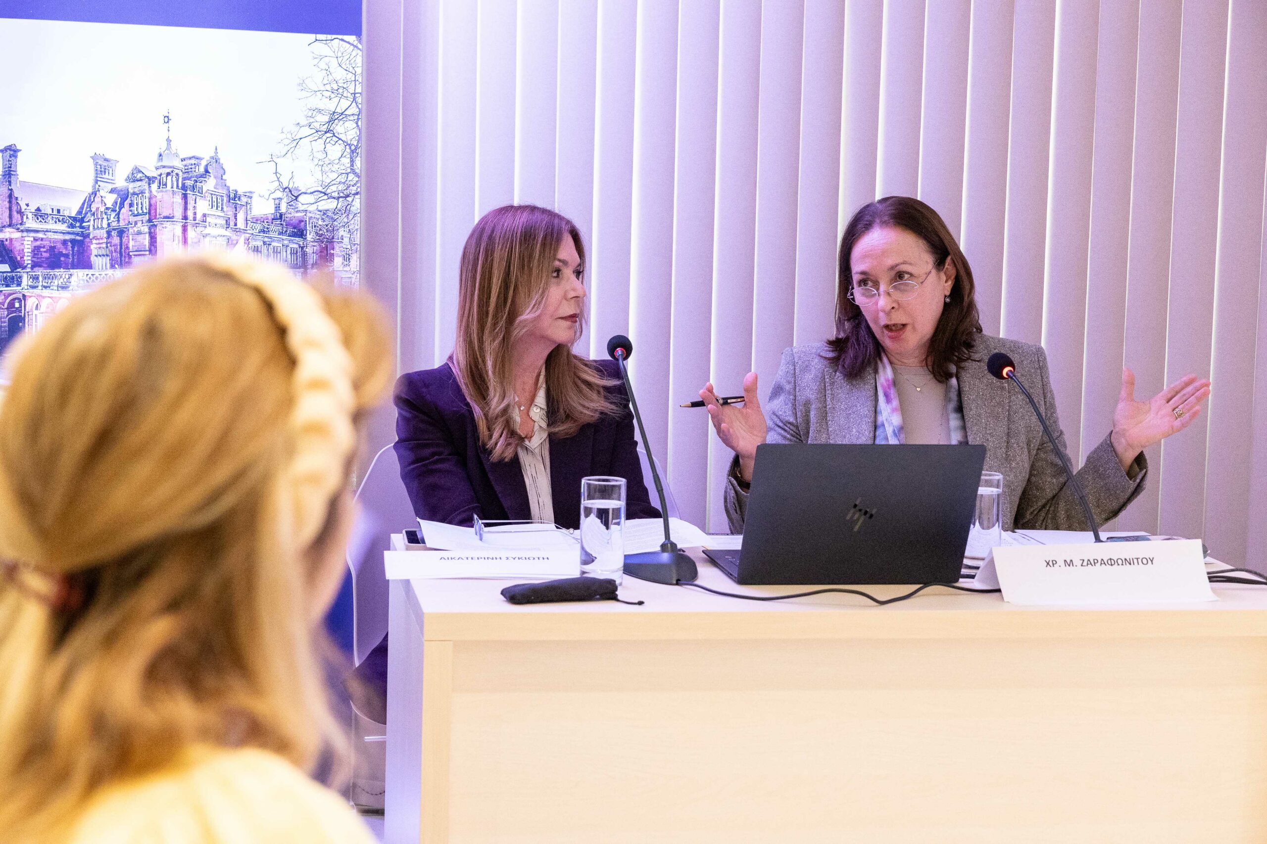 Χριστίνα Μ. Ζαραφωνίτου, Καθηγήτρια Εγκληματολογίας στο ΤμήμαΚοινωνιολογίας του Παντείου Πανεπιστημίου, Διευθύντρια του
Μεταπτυχιακού “Εγκληματολογία” και του Εργαστηρίου Αστεακής
Εγκληματολογίας, Αικατερίνη Συκιώτη, Δικηγόρος και τ. Επίκουρη
Καθηγήτρια στο Πανεπιστήμιο Frederich