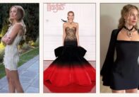 Margot Robbie με Victoria Becham, Schiaparelli και Roberto Cavalli