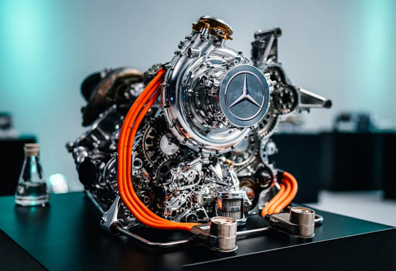 Στην καρδιά της W17 βρίσκεται η ολοκαίνουργια υβριδική μηχανή βάσει των κανόνων του 2026