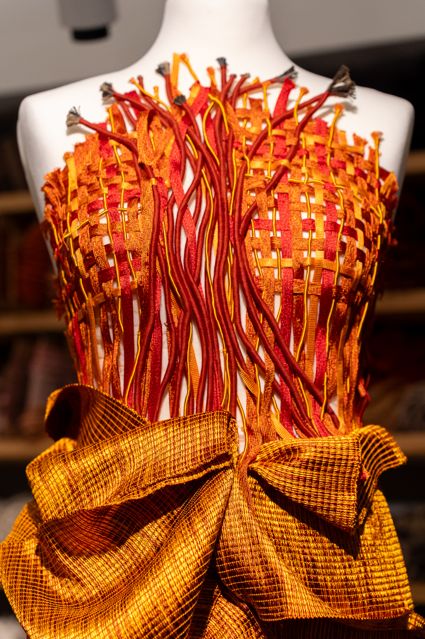 Μια λεπτομέρεια σε φόρεμα