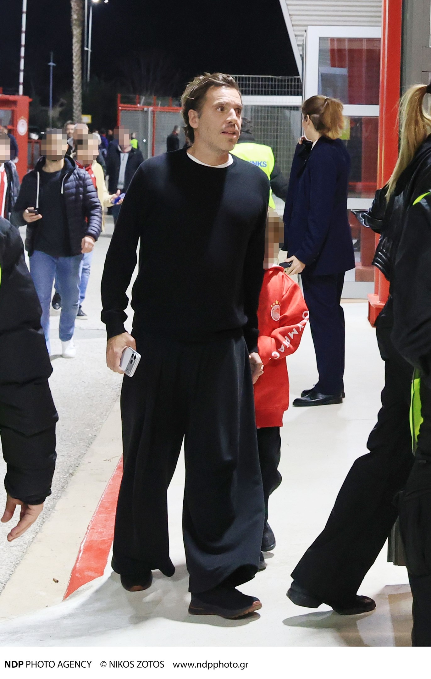 Ο Δημήτρης Θεοδωρίδης με τον γιο του, Σάββα