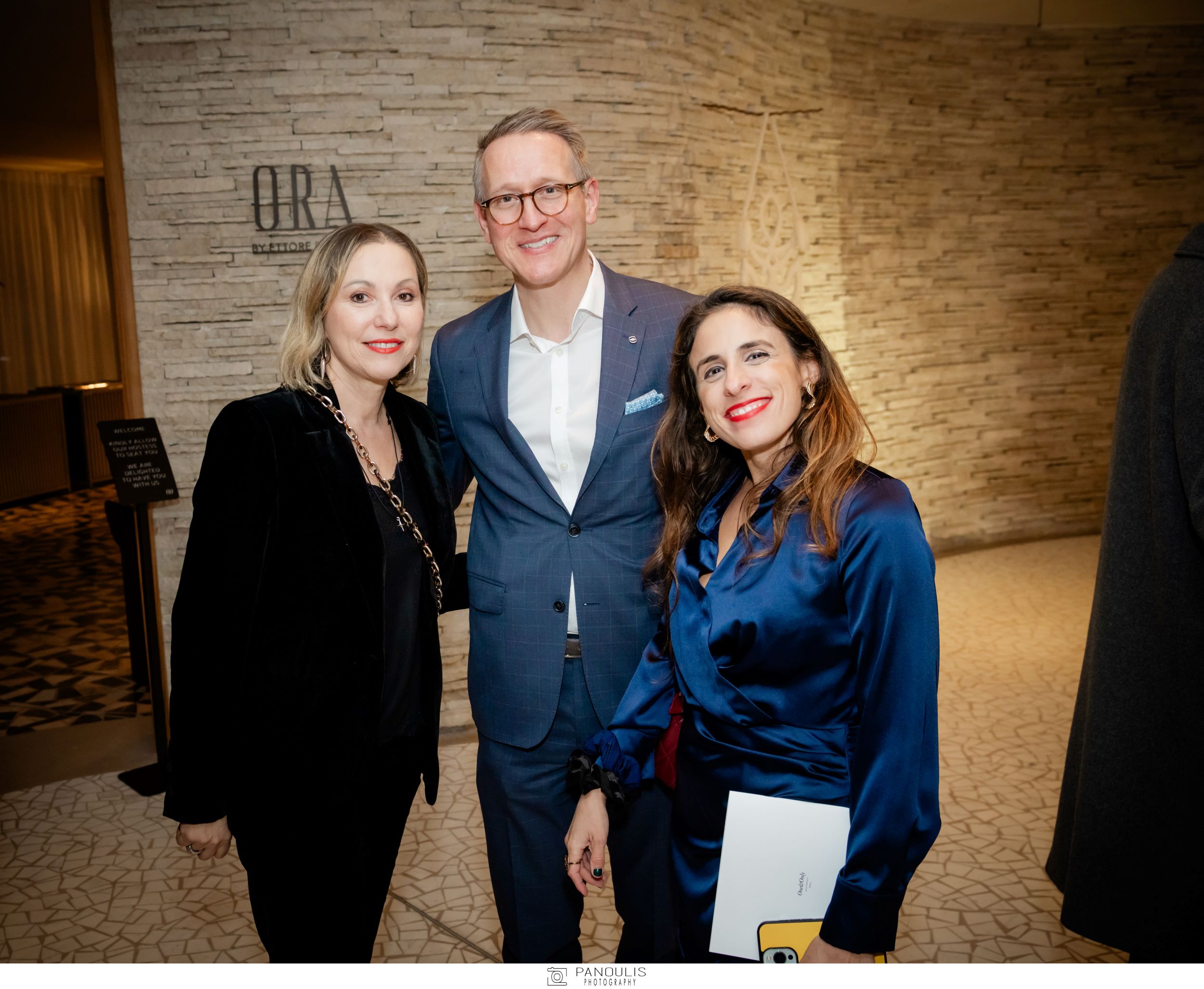 Anna Gauthier, Director Sales & Marketing One & Only Aesthesis, Gerald Krischek, Γενικός Διευθυντής, Δανάη Σάλλα, Grivalia Hospitality