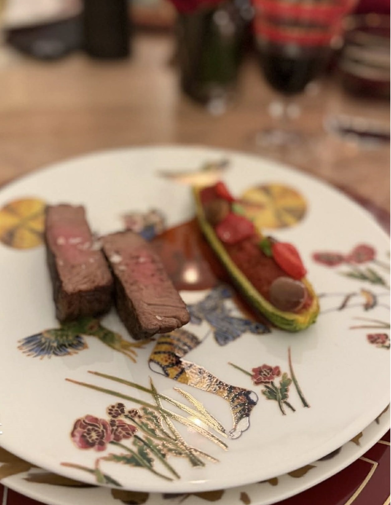 Ένα από τα πιάτα που σερβιρίστηκαν στο τραπέζι