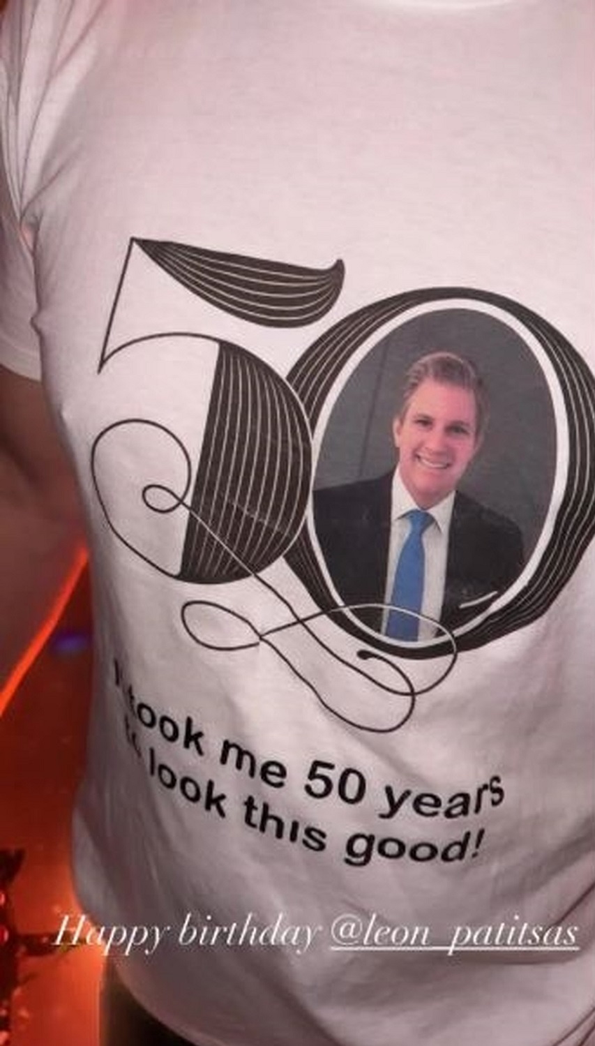 Custom μπλουζάκι για τα γενέθλια του Λέοντα Πατίτσα