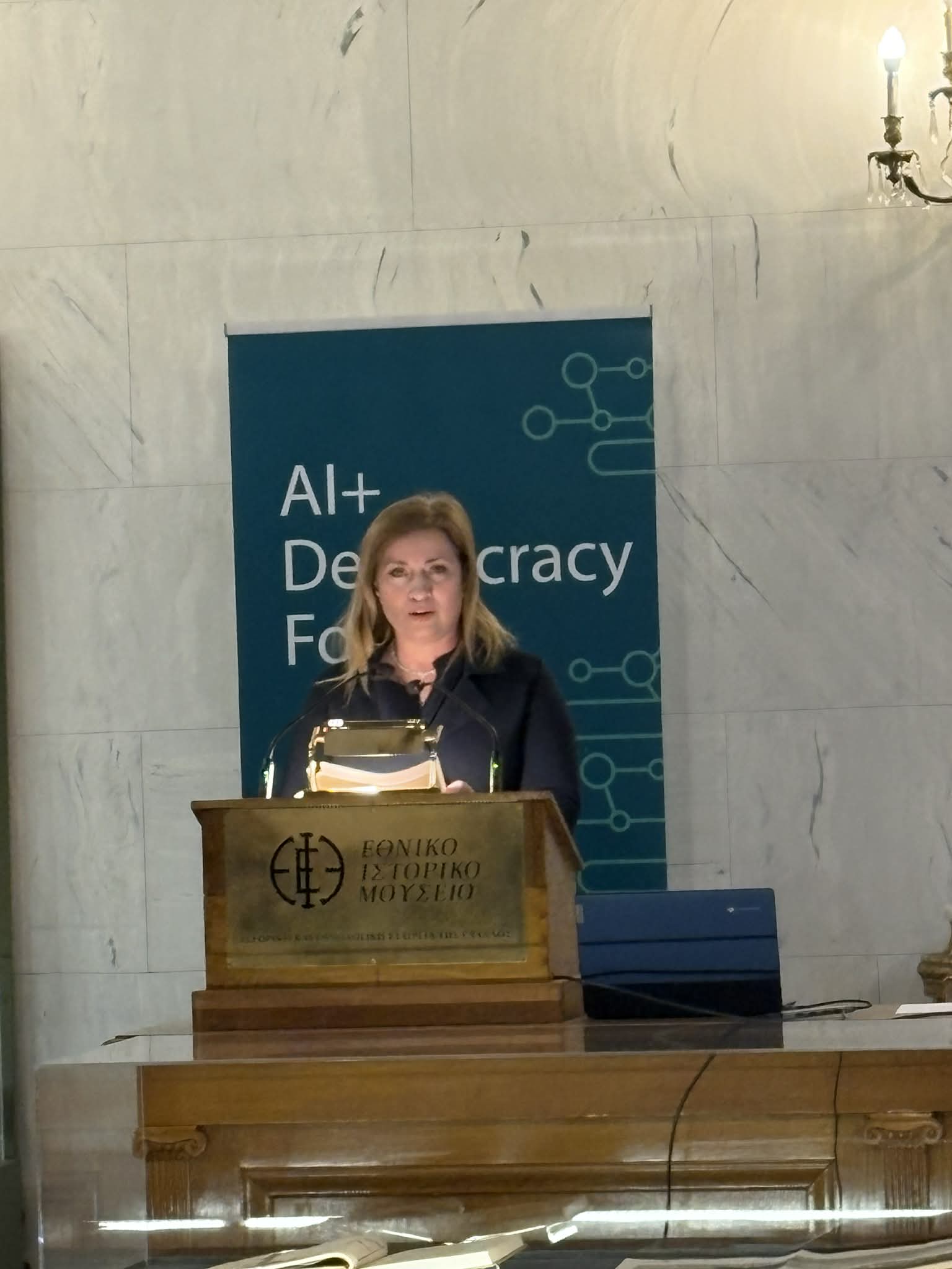 Η γενική γραμματέας Απόδημου Ελληνισμού και Δημόσιας Διπλωματίας, Μάιρα Μυρογιάννη