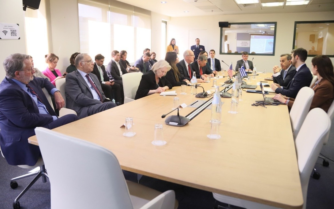 Ο Υπουργός Περιβάλλοντος και Ενέργειας, Σταύρος Παπασταύρου με την αντιπροσωπεία του Κογκρέσου των ΗΠΑ 