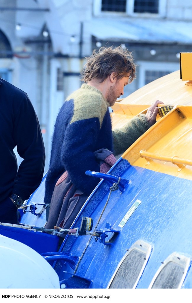 Ο Μπραντ Πιτ στην Ύδρα