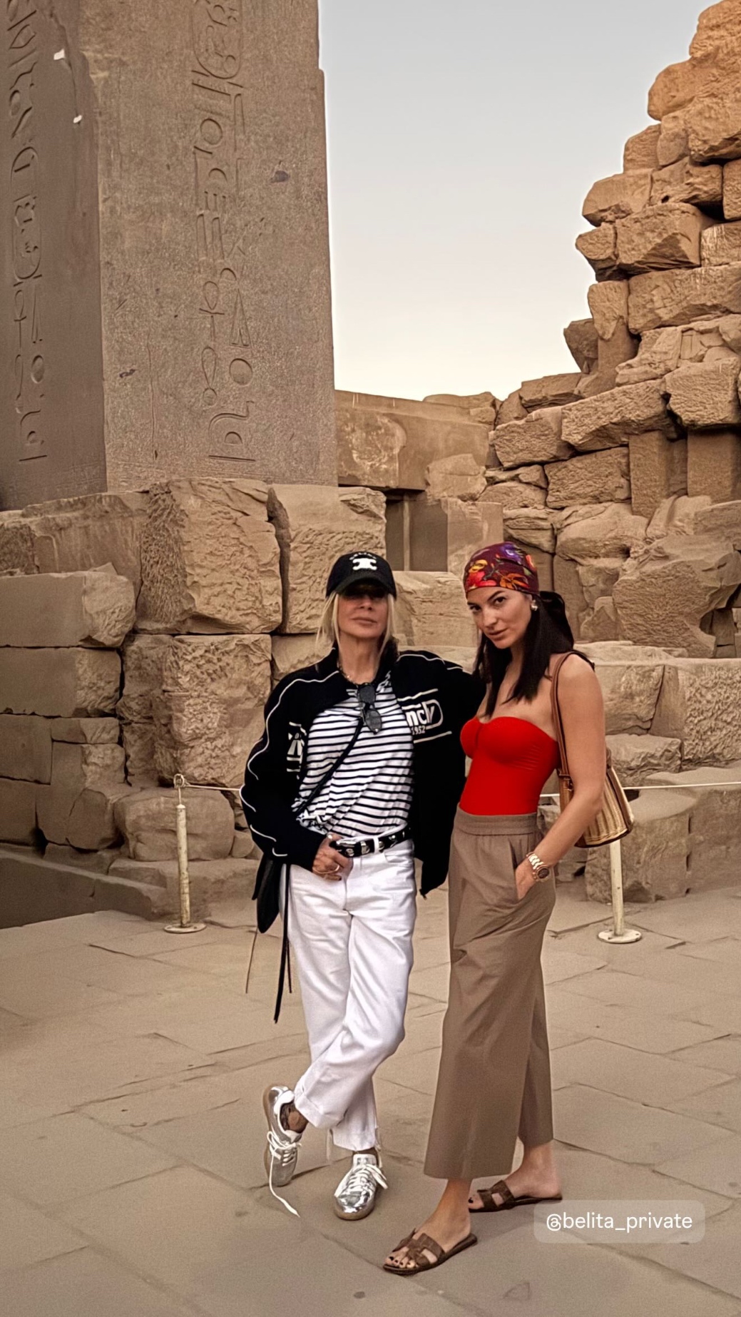 Άννα Βίσση και Δήμητρα Κούστα στο Κάιρο