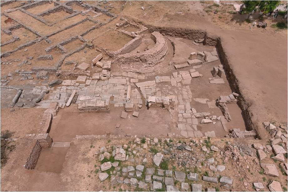 Γενική λήψη της ανασκαφής μετά το πέρας των εργασιών