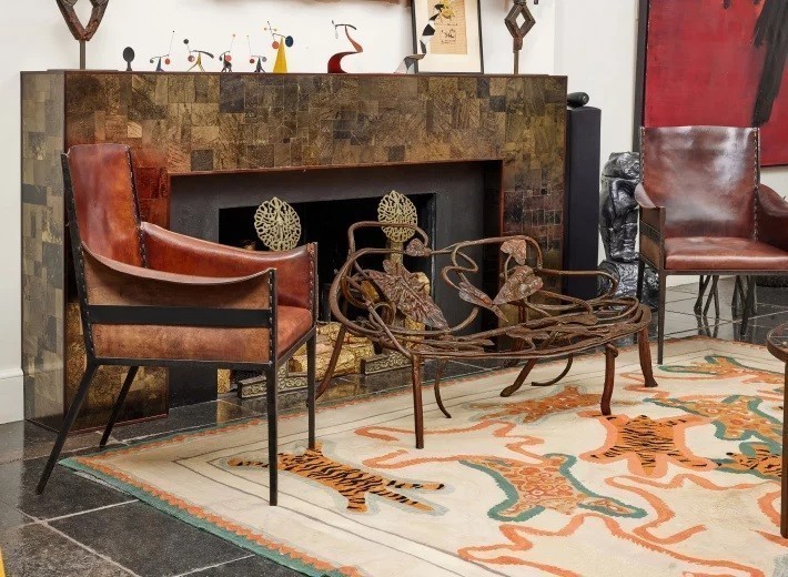 Μεταλλικό κάθισμα της Κλοντ Λαλάν