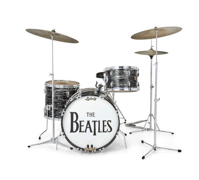 Το σετ ντραμς του Ρίνγκο Σταρ, που χρησιμοποιήθηκε σε όλες τις πρώτες ηχογραφήσεις των Μπητλς