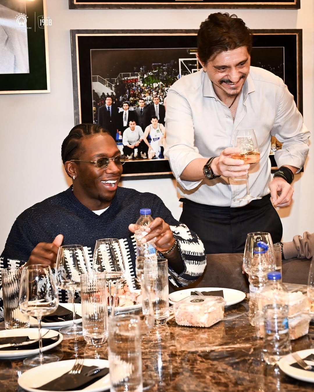 Κέντρικ Ναν και Δημήτρης Γιαννακόπουλος