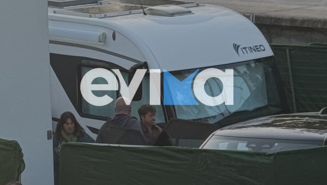 Ο Μπραντ Πιτ στη Χαλκίδα / Photo: evima.gr