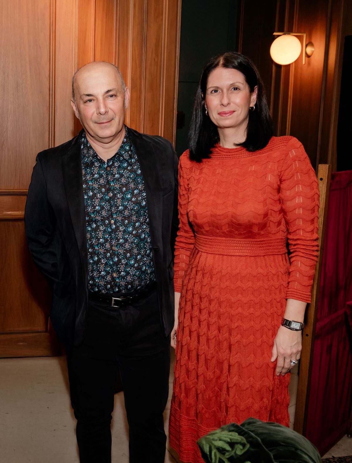 Ο Νίκος Λαζαρίδης με την σύζυγό του