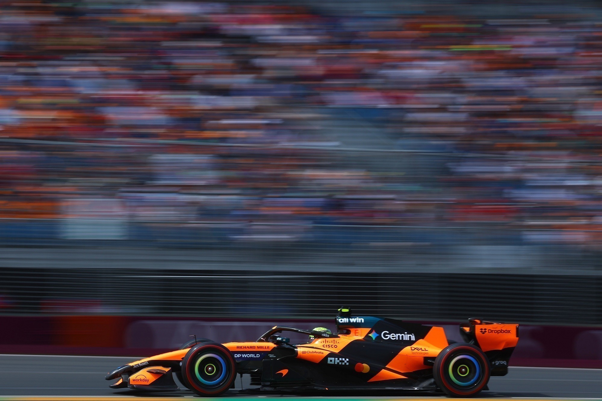 MELBOURNE, AUSTRALIA - MARCH 07: Lando Norris of Great Britain driving the (1) McLaren MCL40 Mercedes on track during final practice ahead of the F1 Grand Prix of Australia at Albert Park Grand Prix Circuit on March 07, 2026 in Melbourne, Australia. (Photo by Joe Portlock/Getty Images)