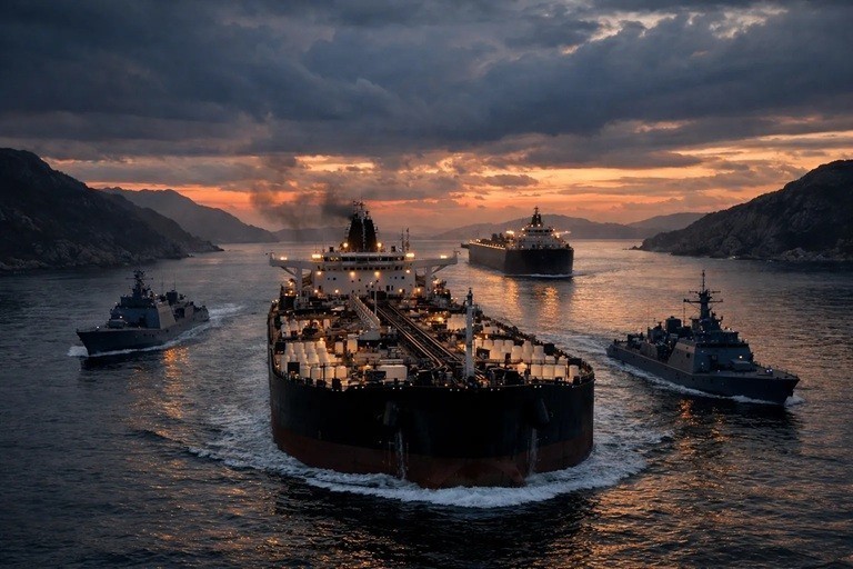 Πλοία στα Στενά του Ορμούζ 