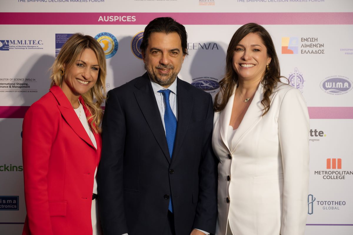 Χριστίνα Μπεζαντάκου, CEO – KEFI S.A. & Co-CEO – NAVIGATOR SHIPPING CONSULTANTS, Γιώργος Αλεξανδράτος, Πρόεδρος – Ναυτικό Επιμελητήριο της Ελλάδος, Δανάη Μπεζαντάκου, CEO - NAVIGATOR SHIPPING CONSULTANTS
