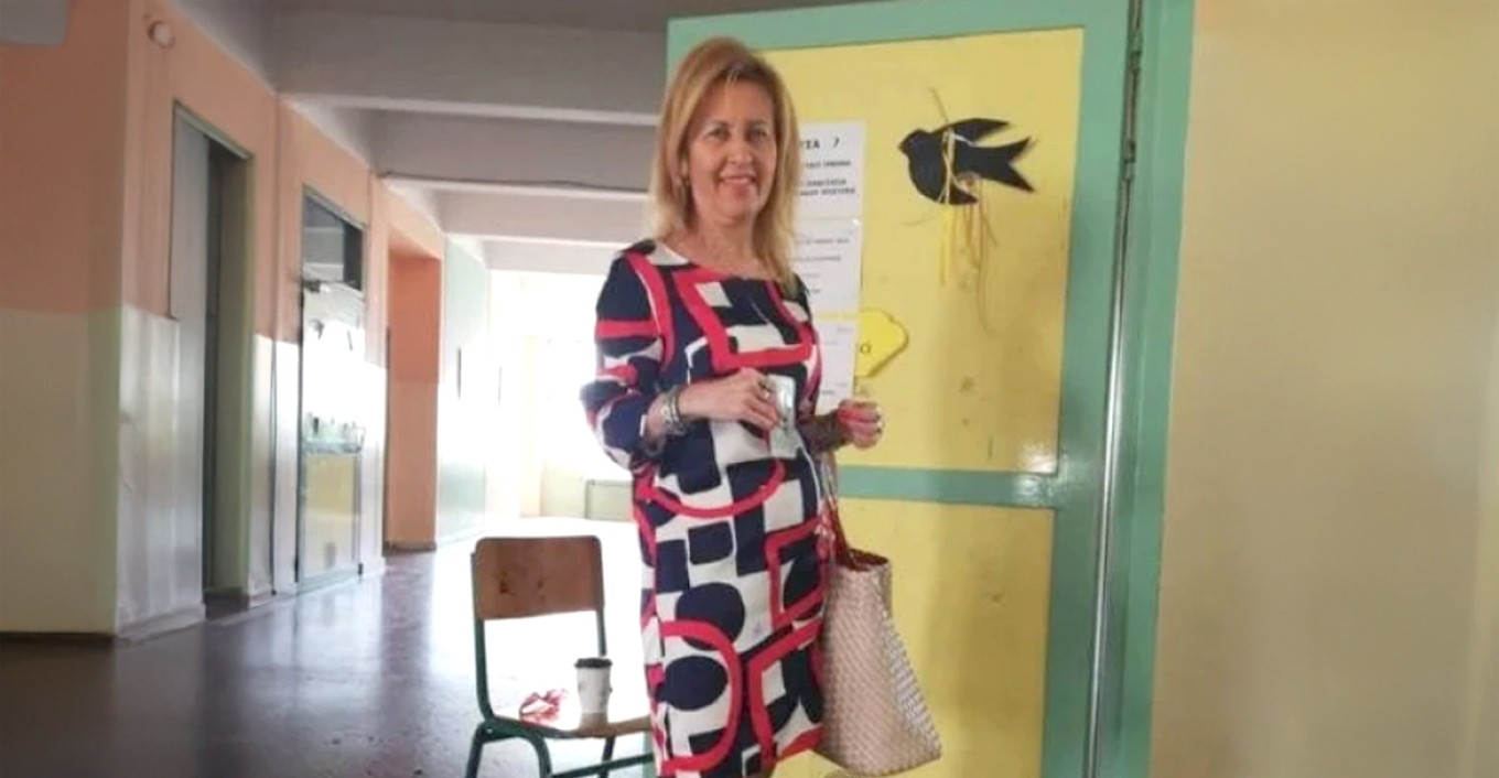 Η καθηγήτρια Σοφία Χρηστίδου 