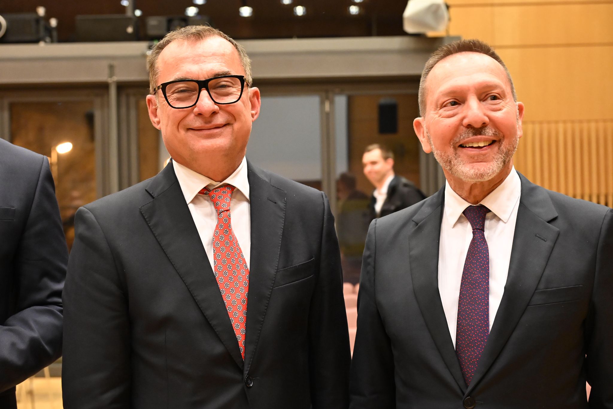 O Γιάννης Στουρνάρας με τον επικεφαλής της Deutsche Bundesbank, Χοακίμ Νάτζελ