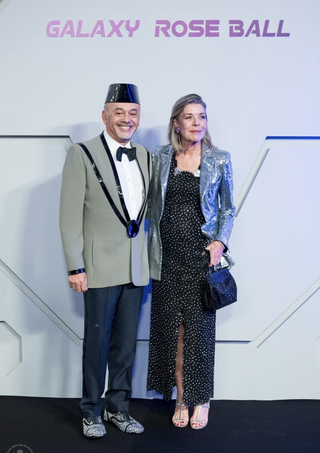 Ο Christian Louboutin με την Πριγκίπισσα Καρολίνα του Μονακό