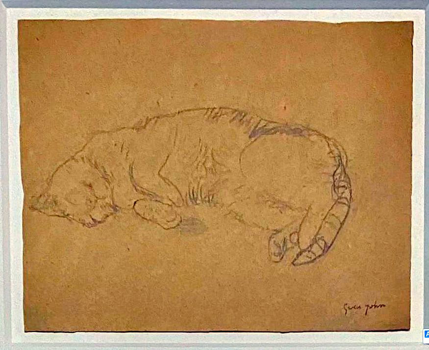 Γκουέν Τζον (1876-1939) «Γάτα που κοιμάται»