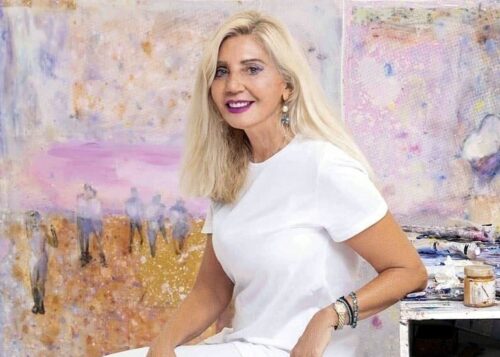 Η εικαστικός Εριέττα Βορδώνη στο εργαστήρι της