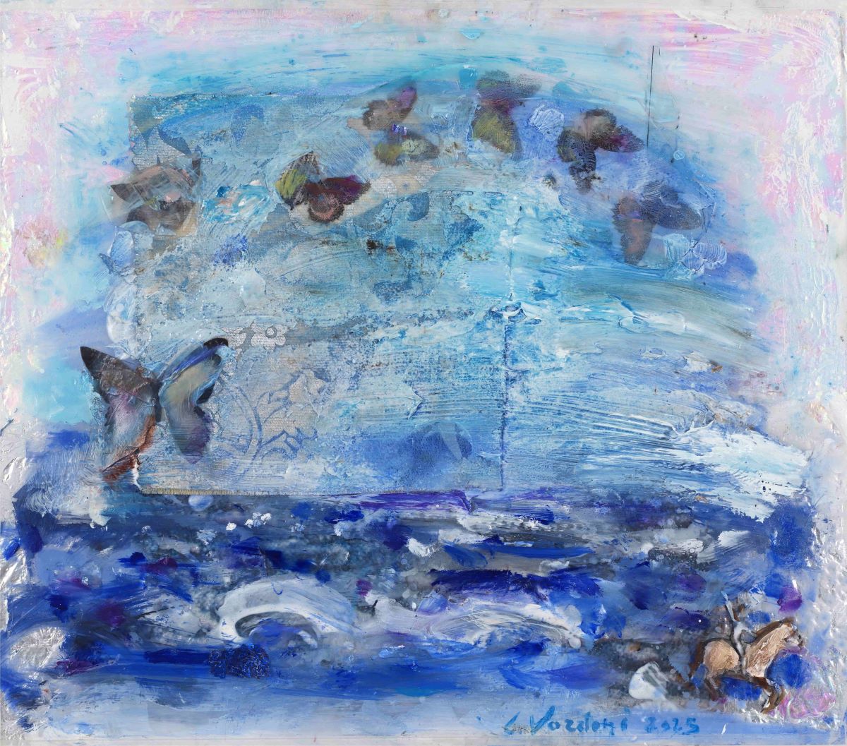 Έργο της Εριέττας Βορδώνη από την σειρά «Ο Κήπος του Επίκουρου»