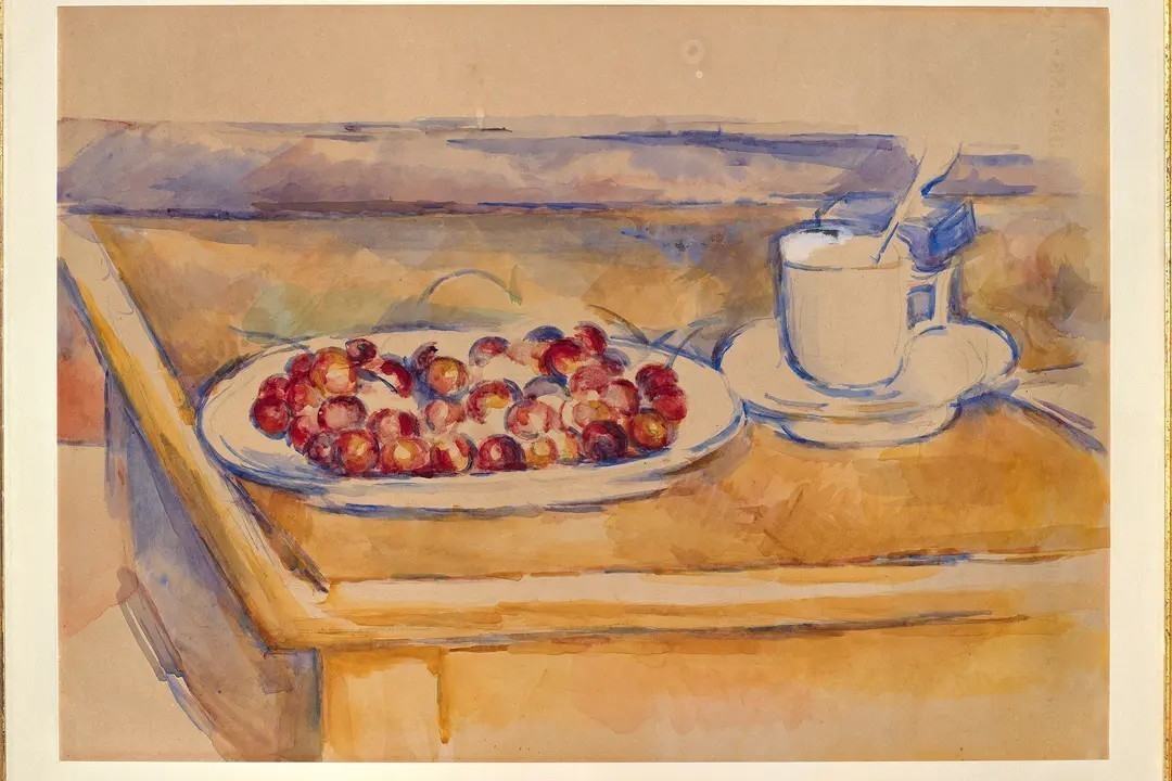 «Νεκρή φύση με κεράσια» (γύρω στο 1890) του Πολ Σεζάν