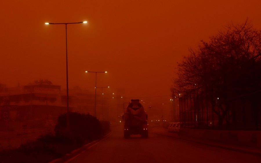 ΑΦρικανική σκόνη στην Κρήτη