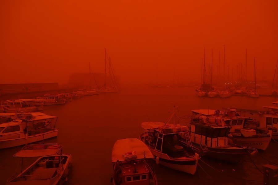 ΑΦρικανική σκόνη στην Κρήτη