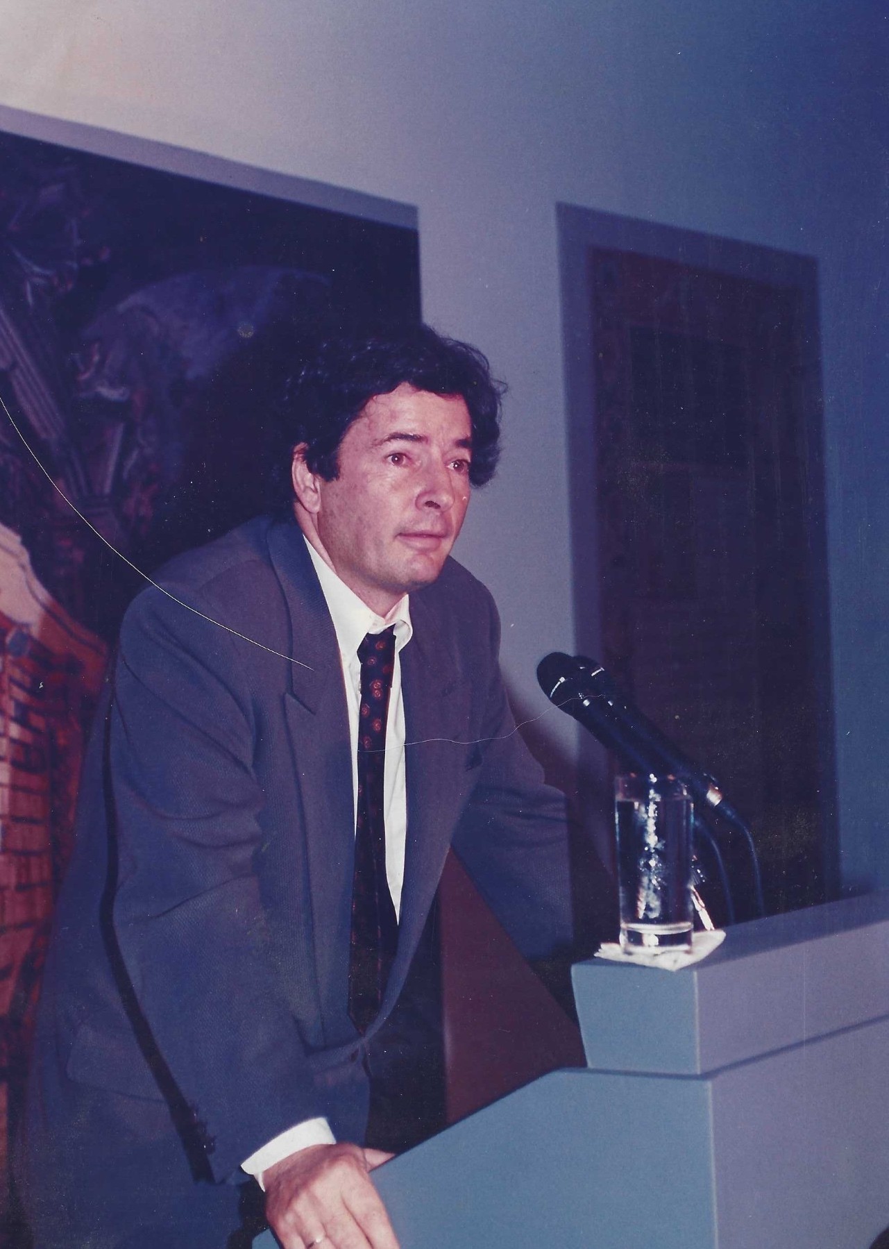 Σε μια από τις δεκάδες ομιλίες του ανά τα χρόνια.