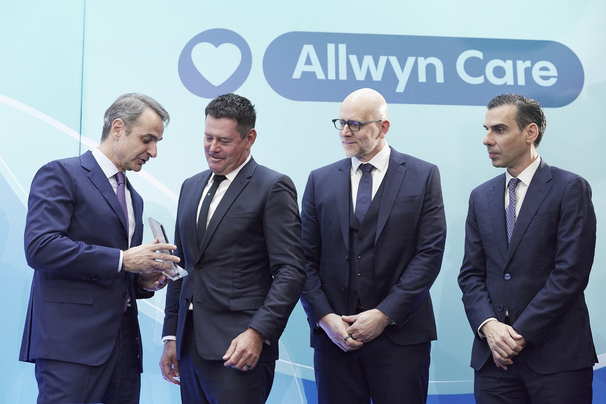 Κυριάκος Μητσοτάκης - Κάρελ Κόμαρεκ - Γιαν Κάρας - Μάριος Θεμιστοκλέους