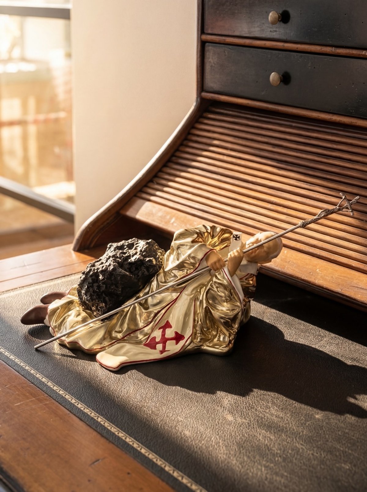 «Η ένατη ώρα» το έργο του Μαουρίτσιο Κατελάν σε μικρογραφία