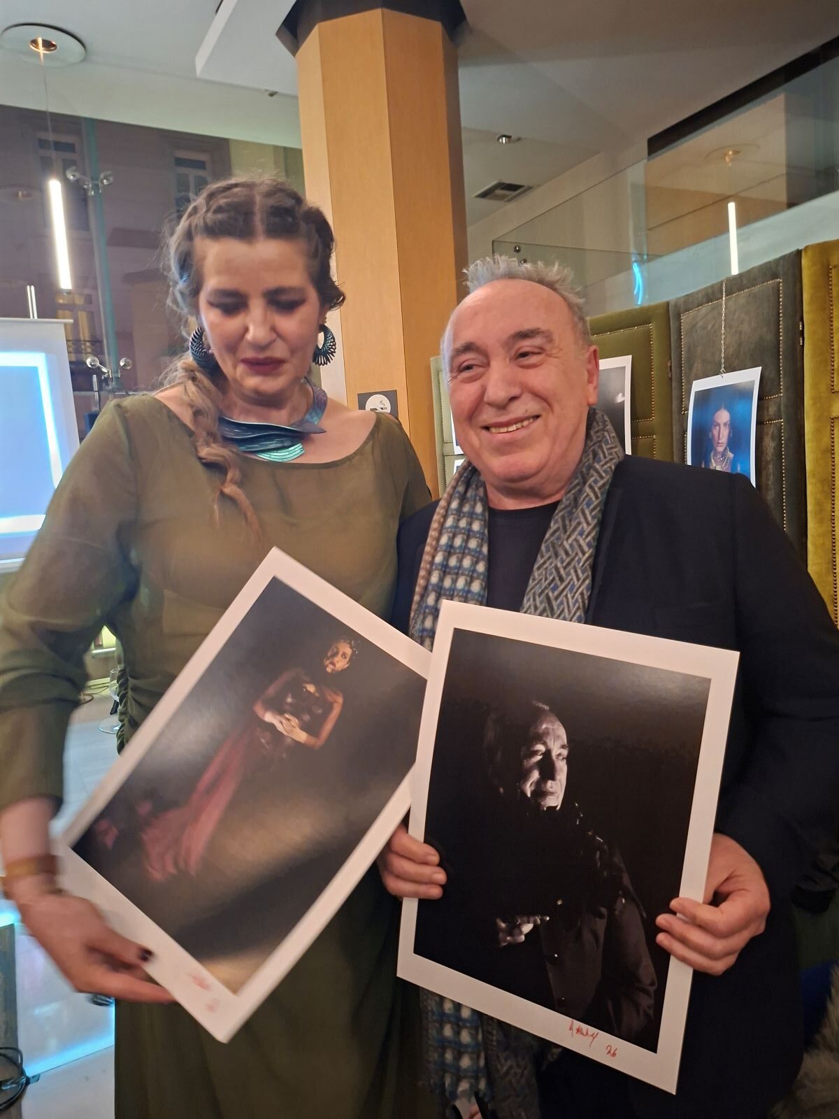 Η Μαρία Κίτσου με τον Λάσκαρη Βαλαβάνη