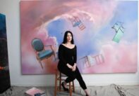 Η Αριάνα Παπαδημητροπούλου στην έκθεση