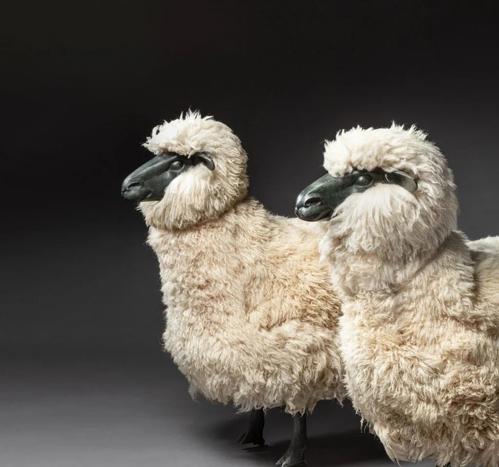 Ζευγάρι μάλλινων προβάτων από τον Φρανσουά-Ξαβιέ Λαλάν