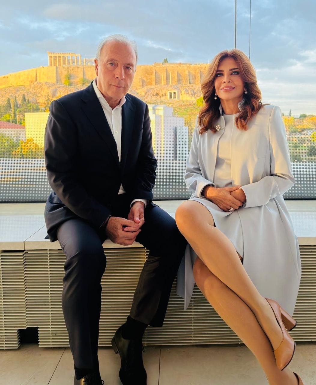 Μιμή Ντενίση, Νίκος Σταμπολίδης, Διευθυντής του Μουσείου της Ακροπόλεως