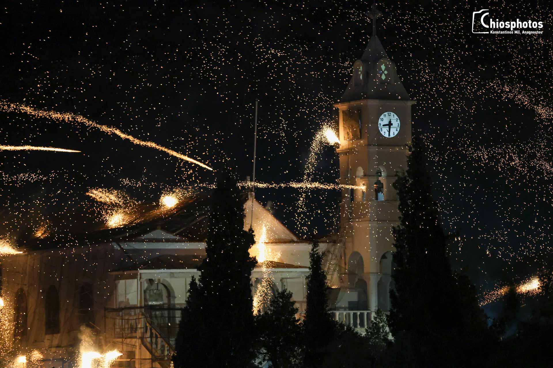 Ρουκετοπόλεμος στο Βροντάδο στην Χίο
