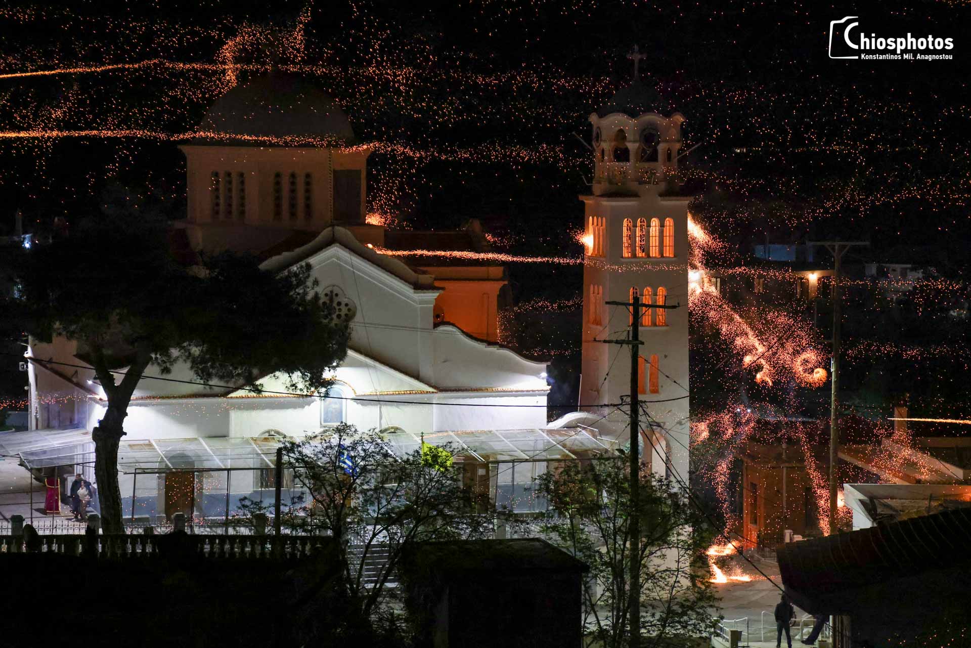 Ρουκετοπόλεμος στο Βροντάδο στην Χίο