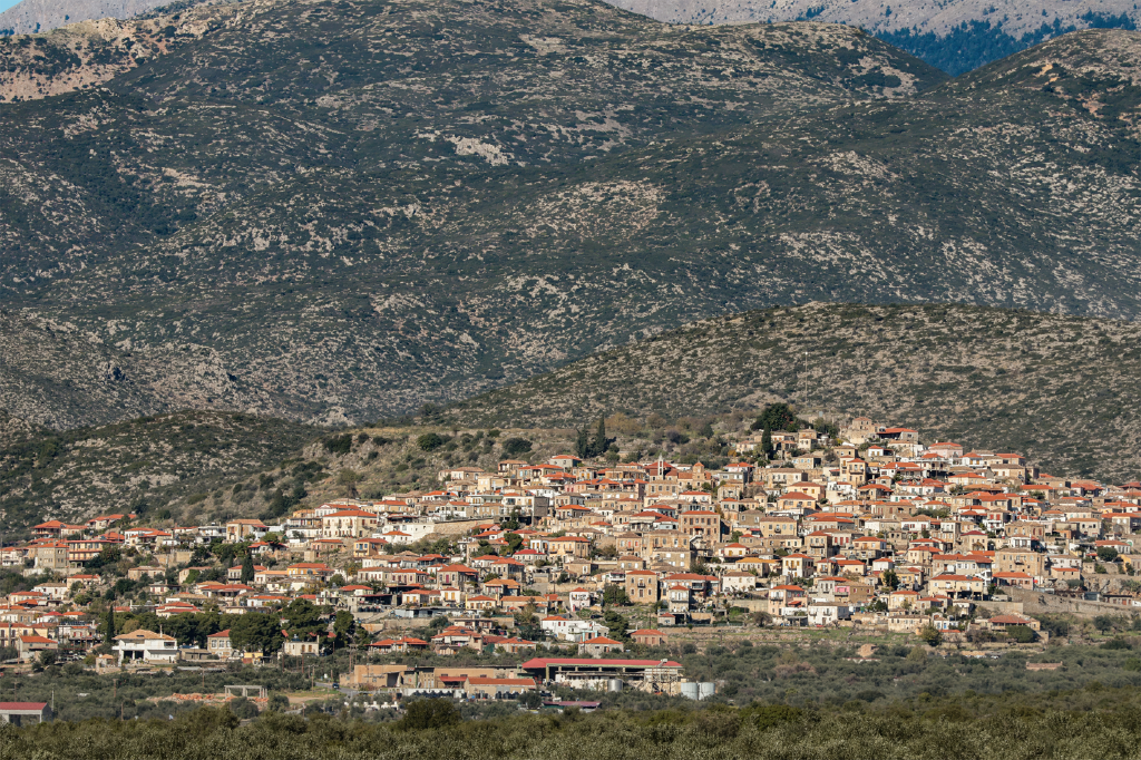 Τo Γεράκι Λακωνίας, στις πλαγιές του Πάρνωνα